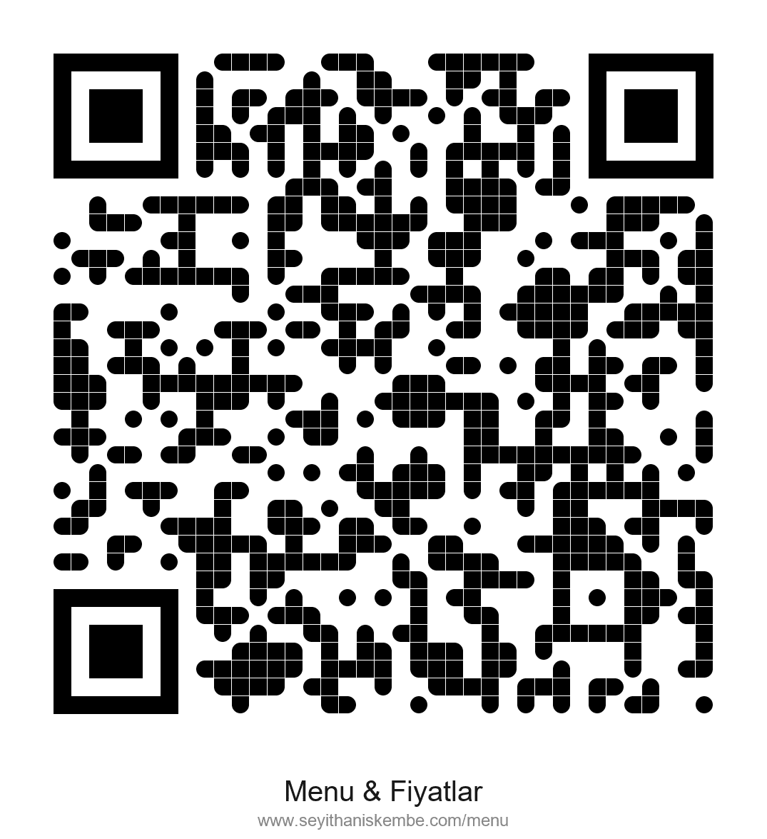 Seyithan İşkembe menü QR kodu