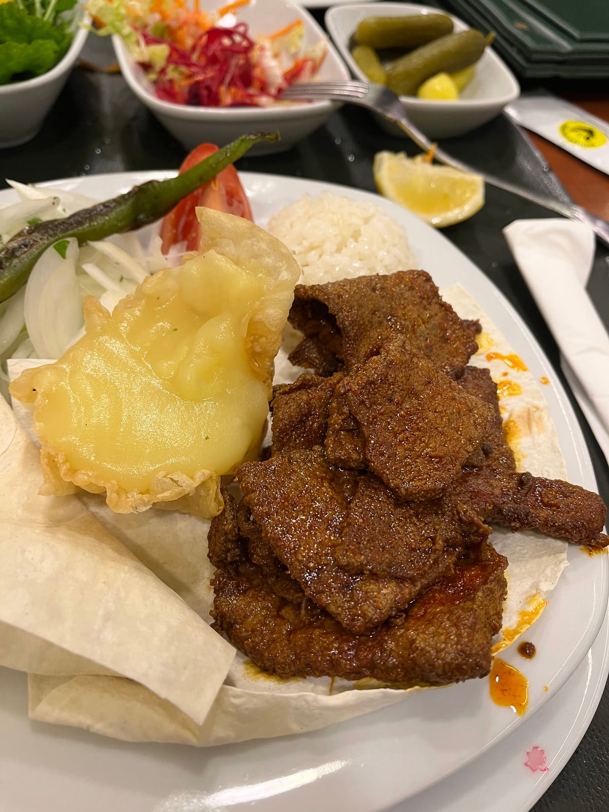 Ciğer tava porsiyon