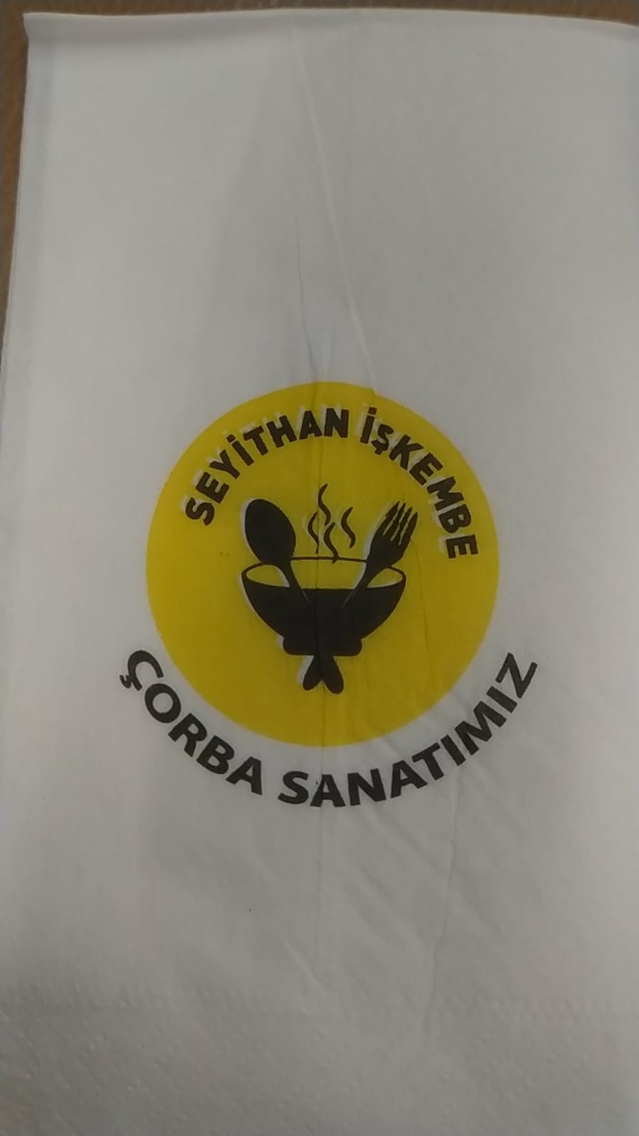 Seyithan logolu peçete